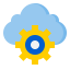 Cloud service icon 64x64
