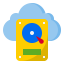 Cloud database icon 64x64