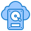 Cloud database icon 64x64