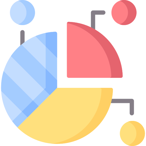 Pie chart biểu tượng