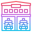 Fire station icon 64x64