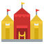 Парк с аттракционами иконка 64x64
