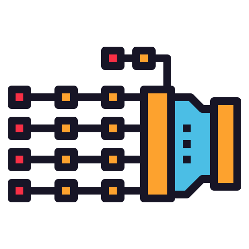 Robotic arm icon