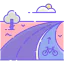 Bike lane icon 64x64