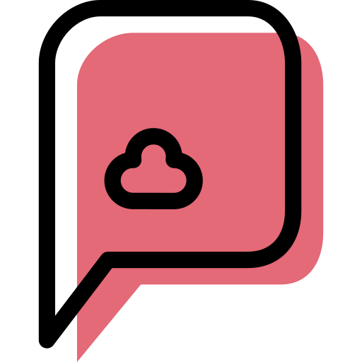 Speech bubble icon