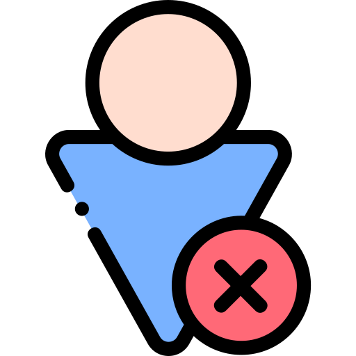 Delete friend icon