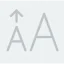 Uppercase icon 64x64