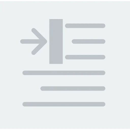 Right alignment icon