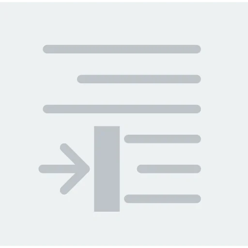 Right alignment icon