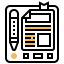 Electronic book icon 64x64