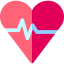 Heart beat icon 64x64