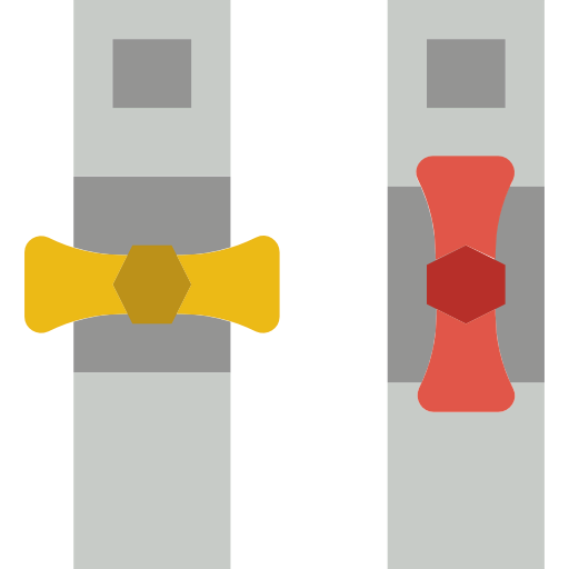 Gas pipe icon