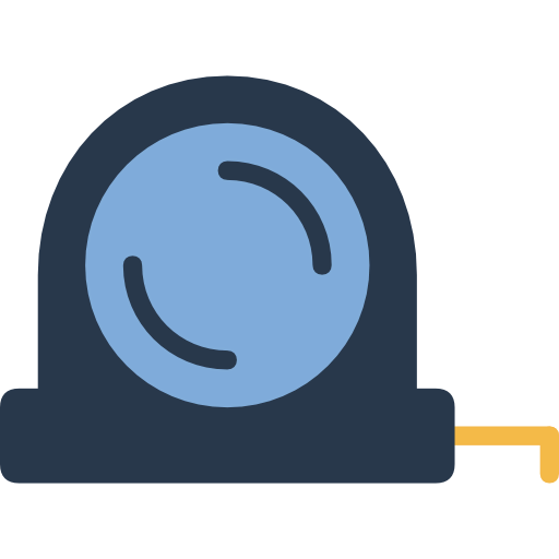 Measuring tape icon
