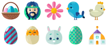 Easter набір іконок