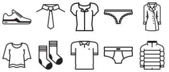 Clothes paquete de iconos