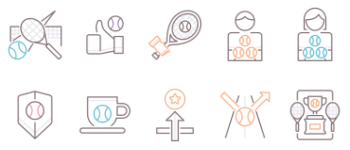 Tennis gói biểu tượng