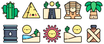 Desert icon pack