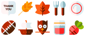 thanksgiving icon pack