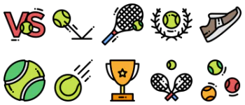 Tennis pakiet ikon