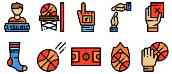Basketball Team pakiet ikon