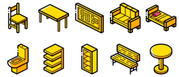 Furniture 아이콘 팩