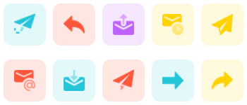 Электронная почта набор иконок