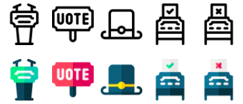 Voting Elections icon pack
