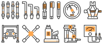 Automotive equipment 아이콘 팩