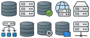 Servers & Database icon pack