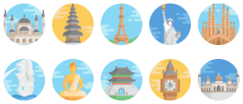 Landmarks Icon-Paket