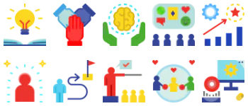 Knowledge Management pakiet ikon