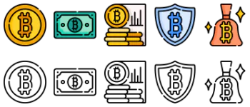 Bitcoin icon pack