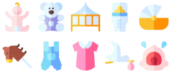 Instagram highlights stories Baby icon pack