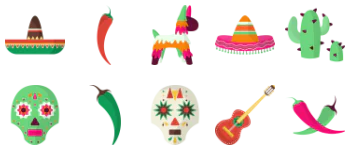 Mexican Elements アイコンパック