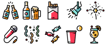 Night Party icon pack