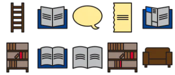 Library paquete de iconos