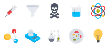 Lab Science jeu d'icônes