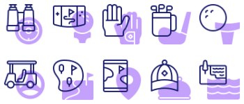 Golf icon pack