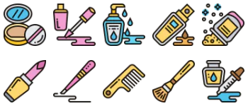 Beauty and Cosmetics 图标包