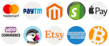 Ecommerce and payment method logos