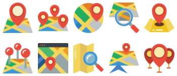 Maps icon pack