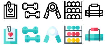 Pilates 아이콘 팩