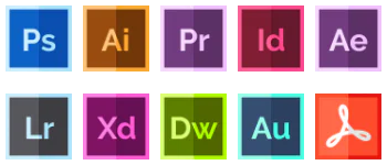 Adobe logos 图标包