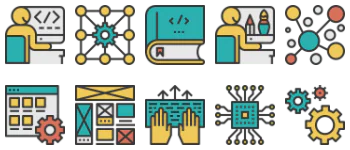Coding & Programming paquete de iconos