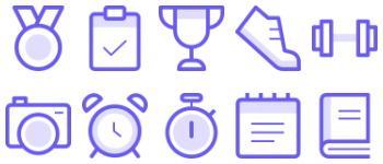 Разнообразный набор иконок