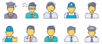 Occupation Icon-Paket