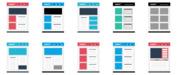 Web Mockups jeu d'icônes