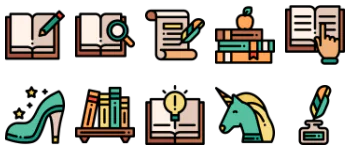 Literature icon pack