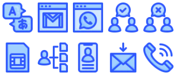 Network and Communications Icon-Paket