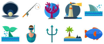 Water Sports icon pack